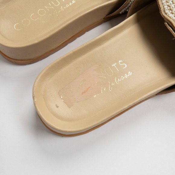Coconuts by Matisse Pearl Embellished Slide‎ Sandals Womens Shoes Size 6 - Picture 6 of 16